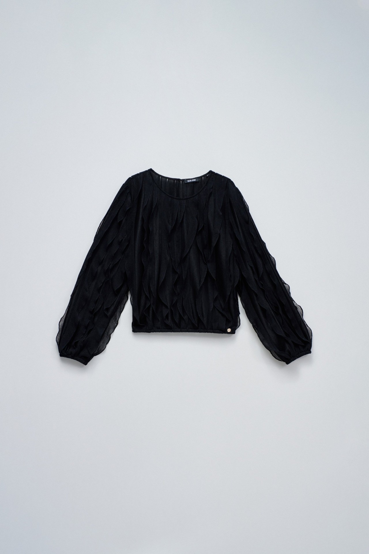 BLOUSE MET VOLANTS