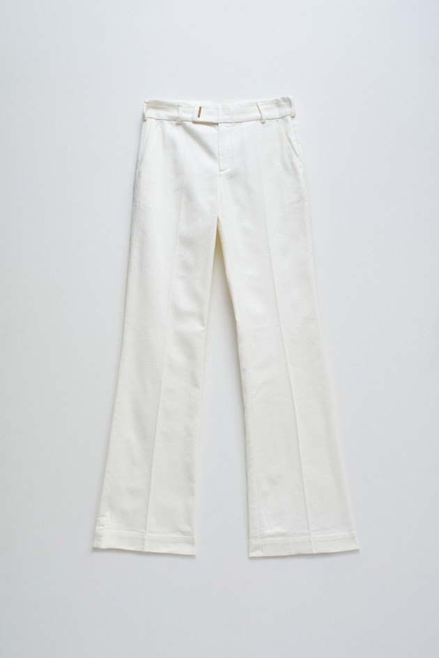 CHINO FLARE EM LINHO