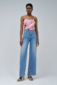 TOPE CON PATR�N FLORAL