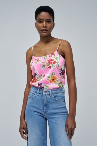 TOPE CON PATR�N FLORAL