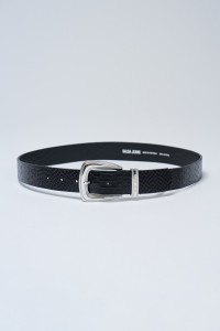 LEATHER BELT CROCODILE EFFECT