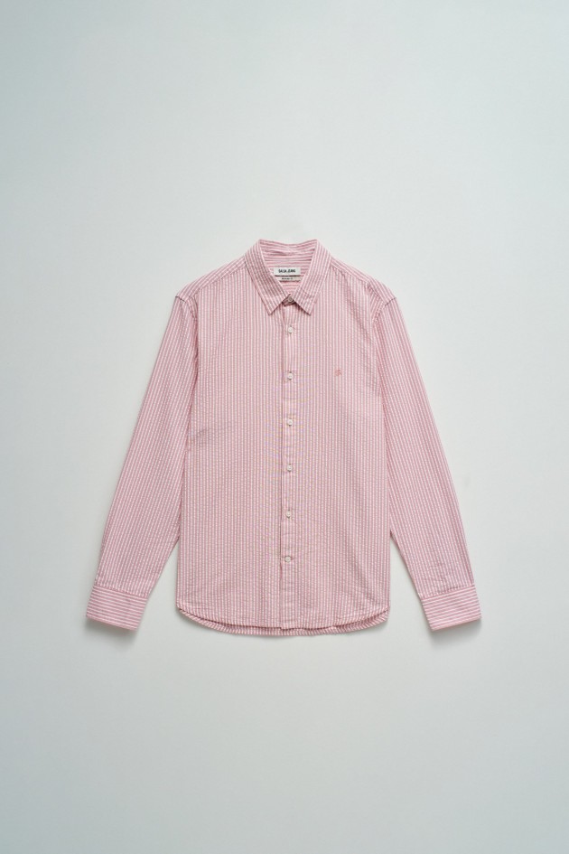 CAMISA CON RAYAS