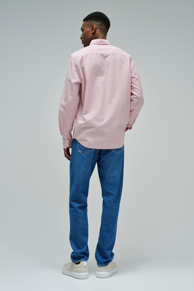 CAMISA CON RAYAS