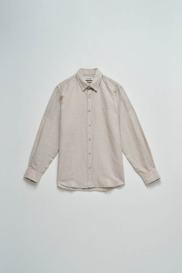 CAMISA CON MEZCLA DE LINO