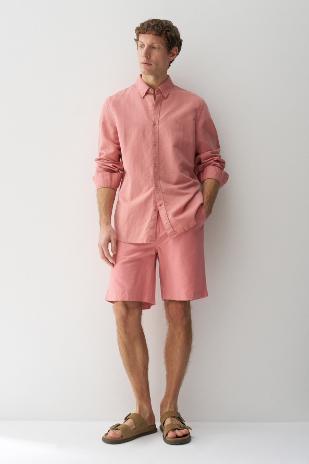 CHEMISE EN MÉLANGE DE LIN