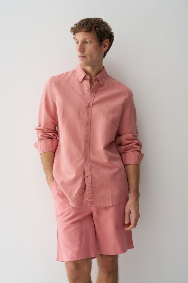 CHEMISE EN MÉLANGE DE LIN