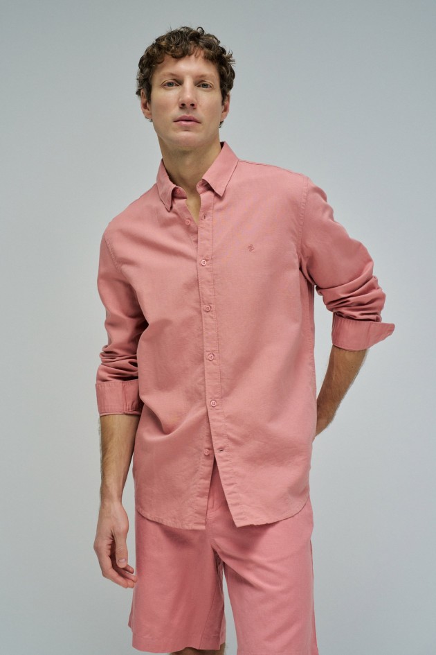 CHEMISE EN MÉLANGE DE LIN