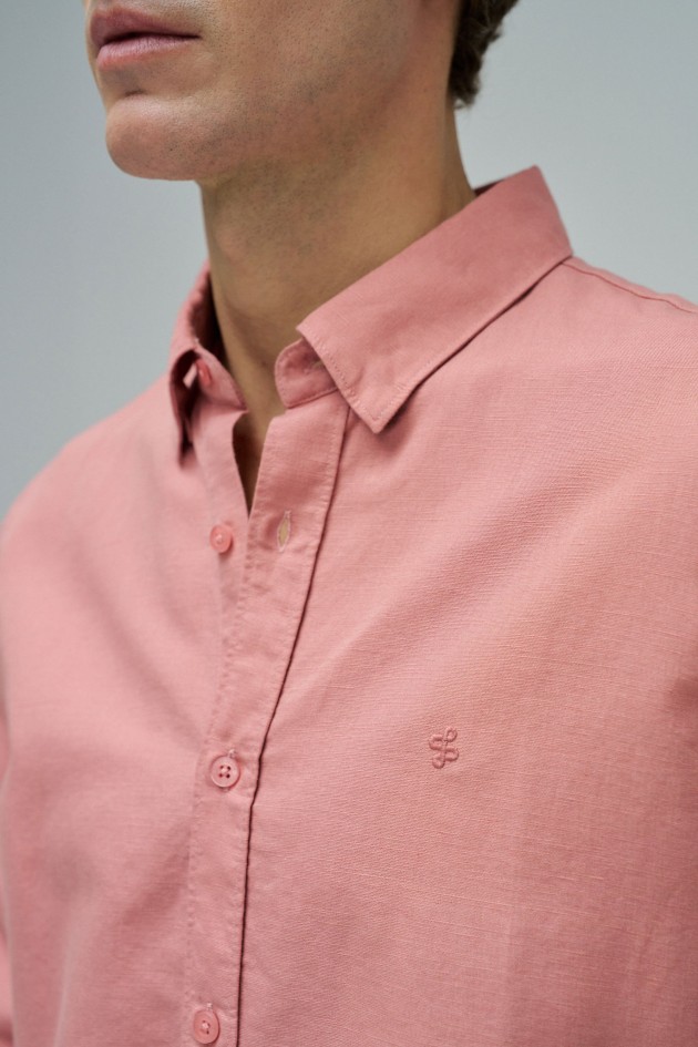 CHEMISE EN MÉLANGE DE LIN