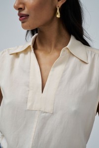 BLUSA EM LIGHTDENIM