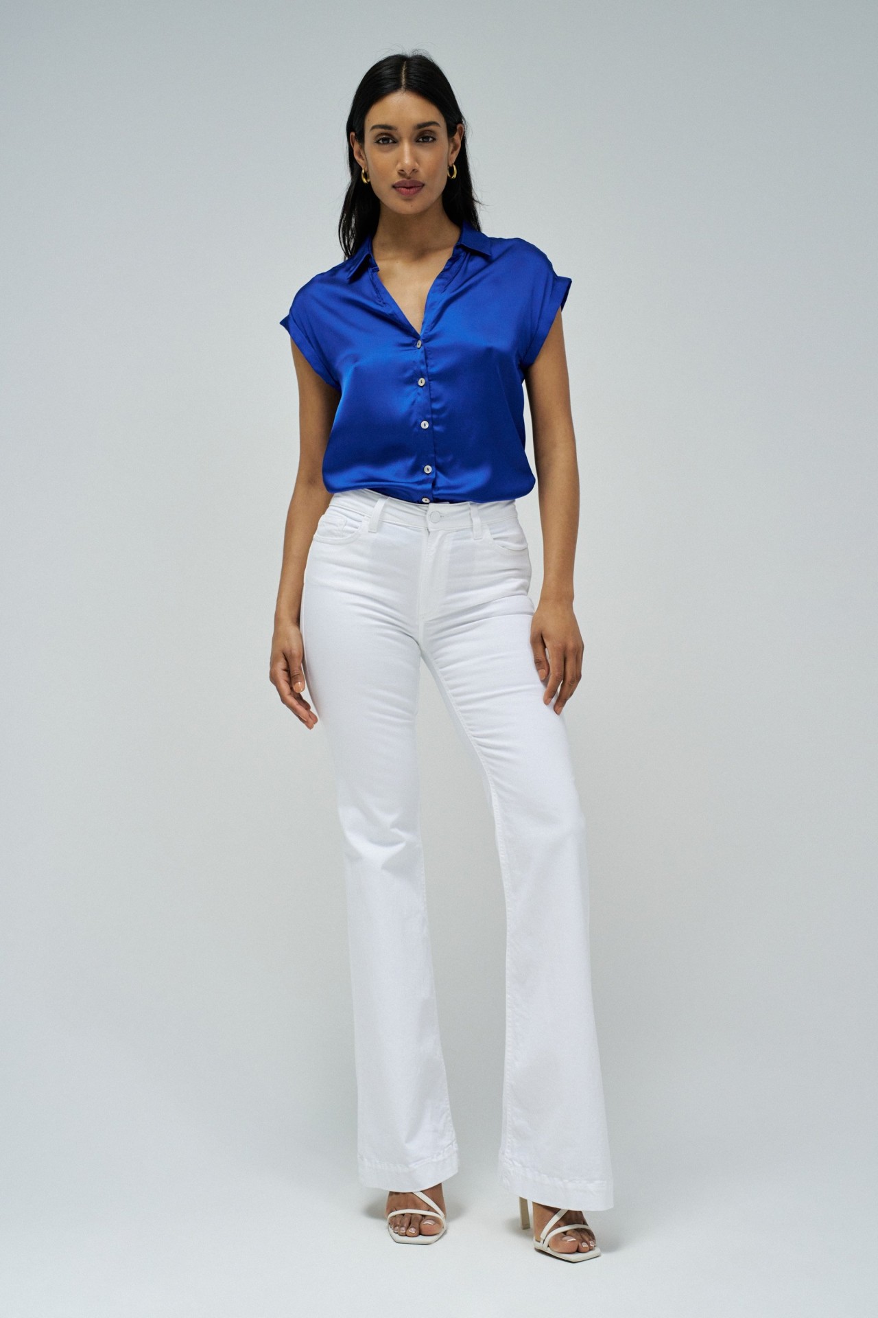 BLUSA ACETINADA