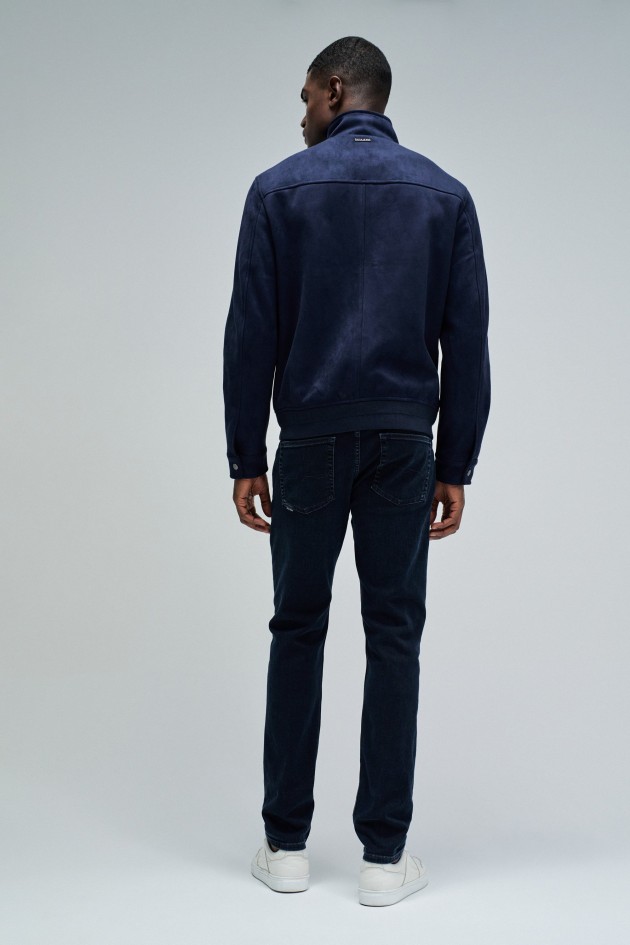 CASACO BOMBER EFEITO SUEDE