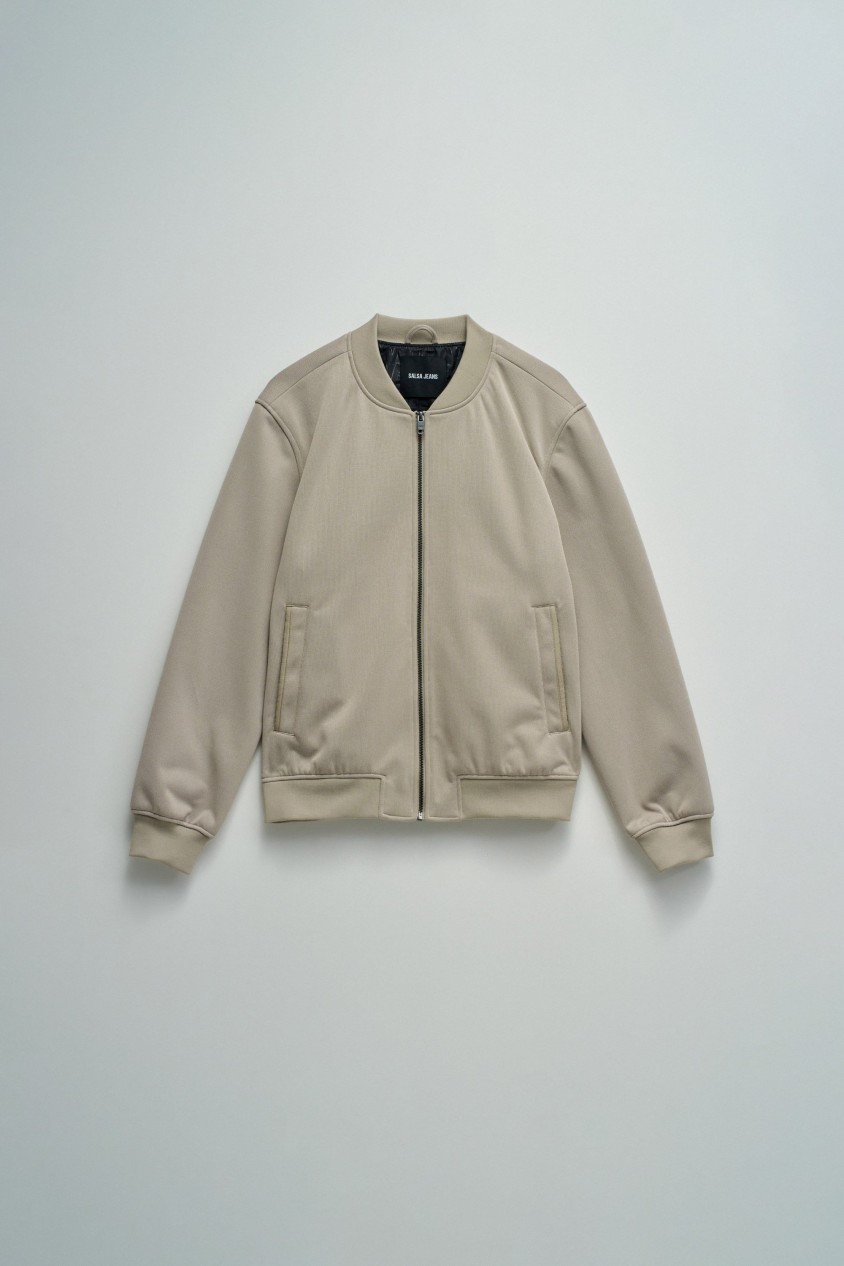 CASACO BOMBER TEXTURADO