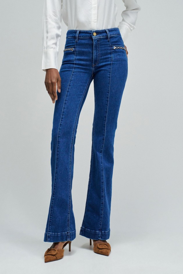 DESTINY PUSH UP FLARE JEANS