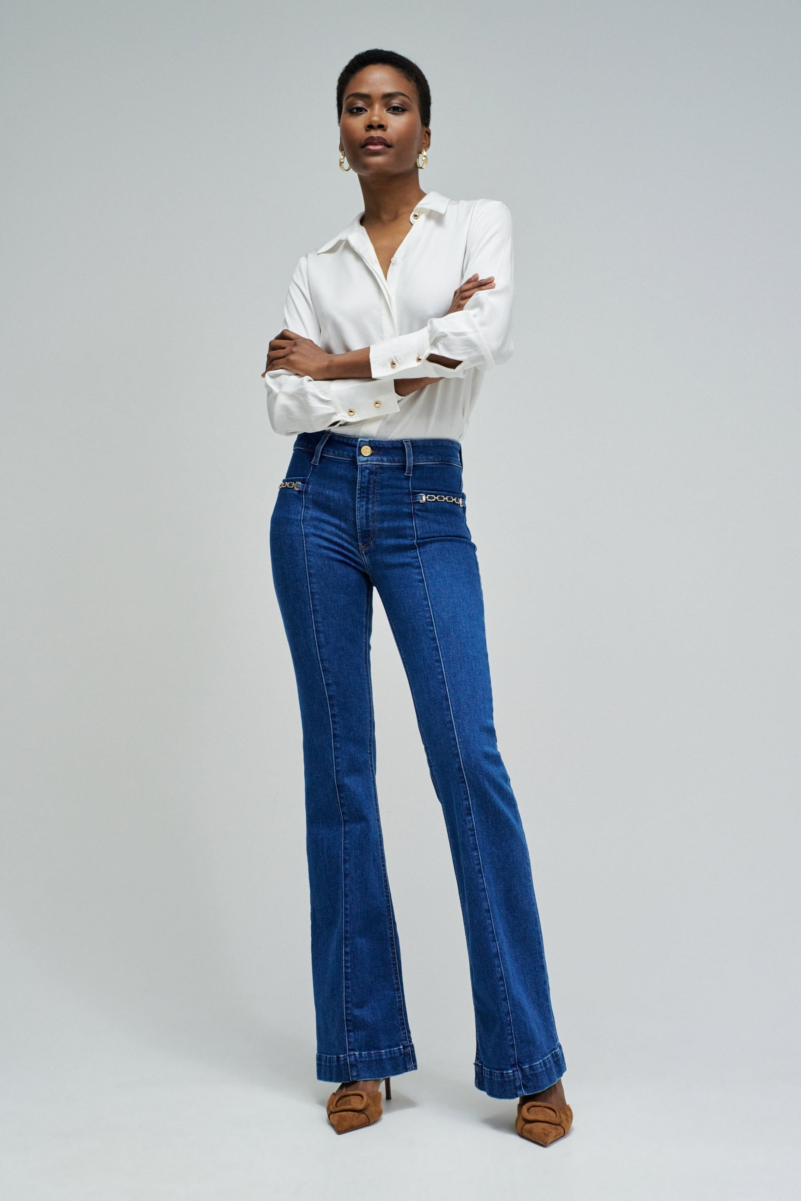 DESTINY PUSH UP FLARE JEANS