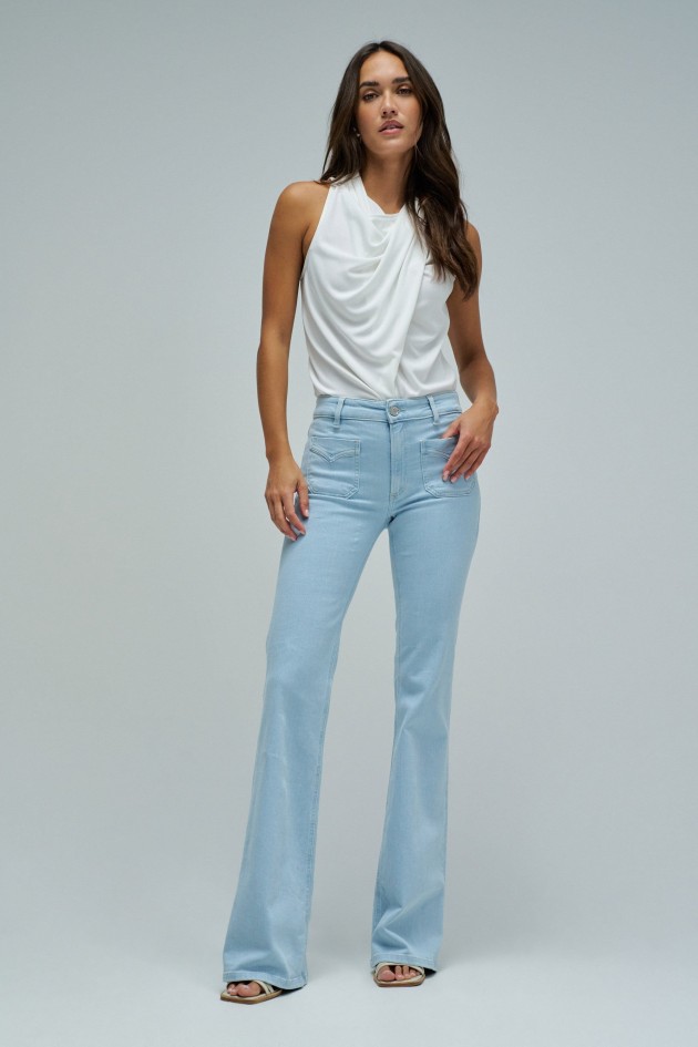 DESTINY PUSH UP FLARE JEANS