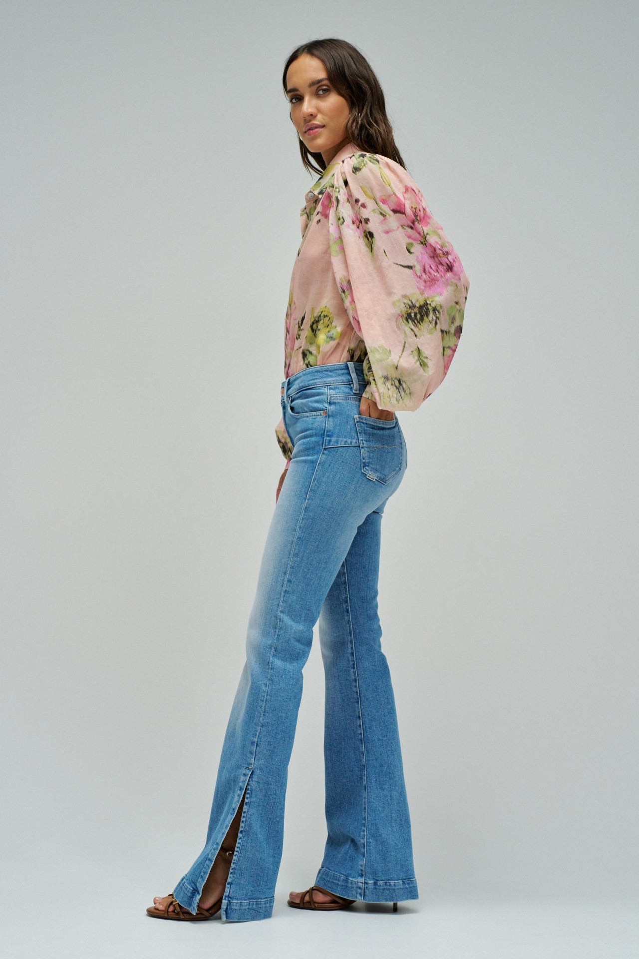 DESTINY PUSH UP FLARE JEANS