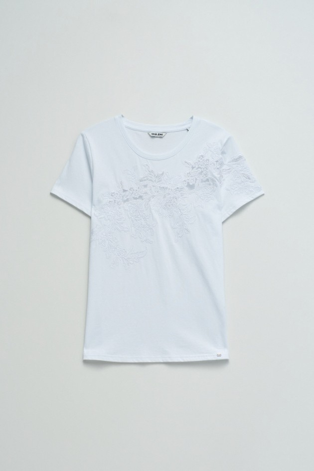 T-SHIRT MET KANT