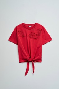 T-SHIRT CON NUDO FRONTAL