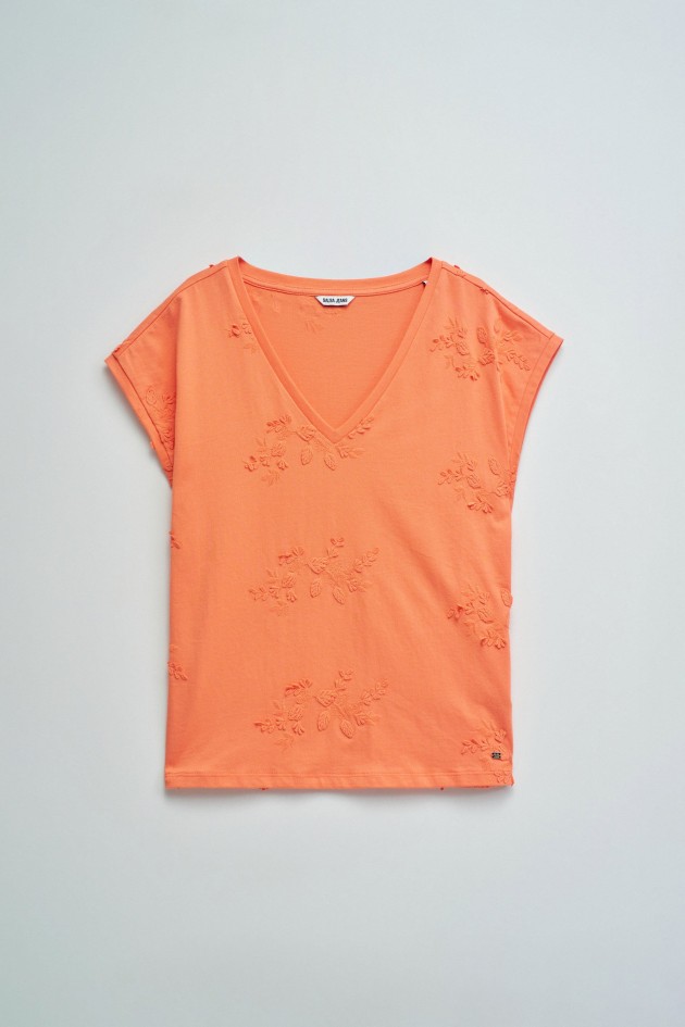 T-SHIRT MET BORDUURSEL