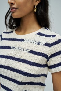 CAMISETA DE PUNTO CON RAYAS