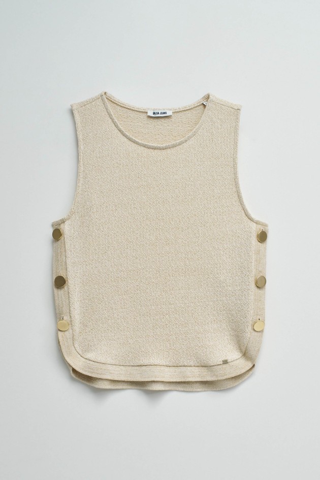 LUREX KNIT TOP