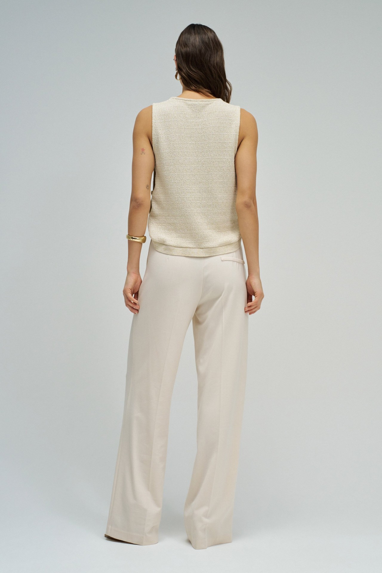 TOP EN MAILLE AVEC LUREX