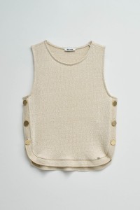TOP EN MAILLE AVEC LUREX