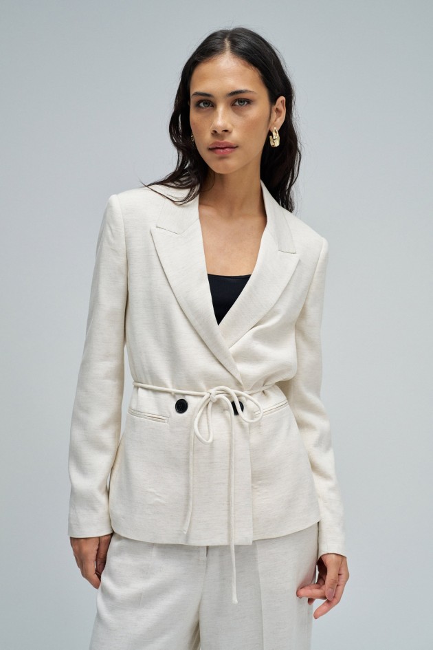 BLAZER CON LINO