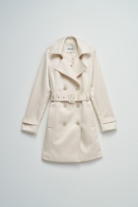TRENCH COAT SATINADO