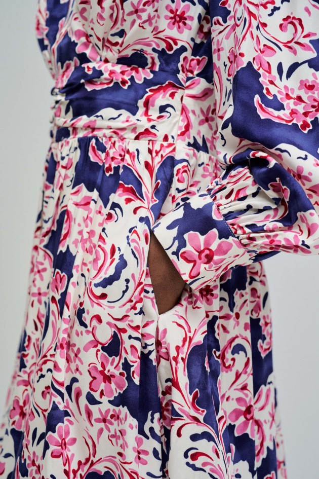 ROBE À MOTIF FLORAL