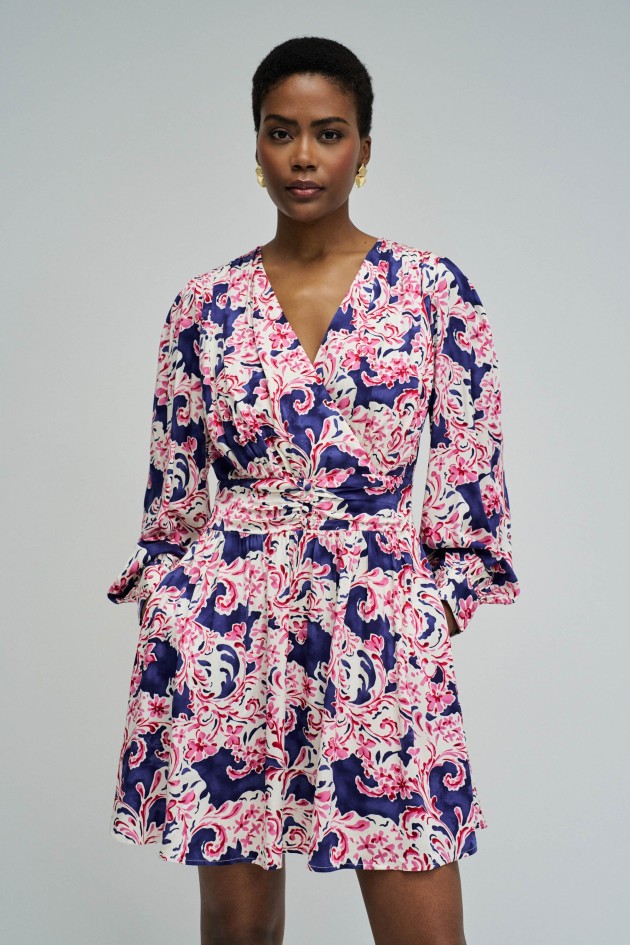ROBE À MOTIF FLORAL