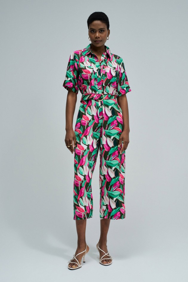 FLORAL PATTERN JUMPSUIT