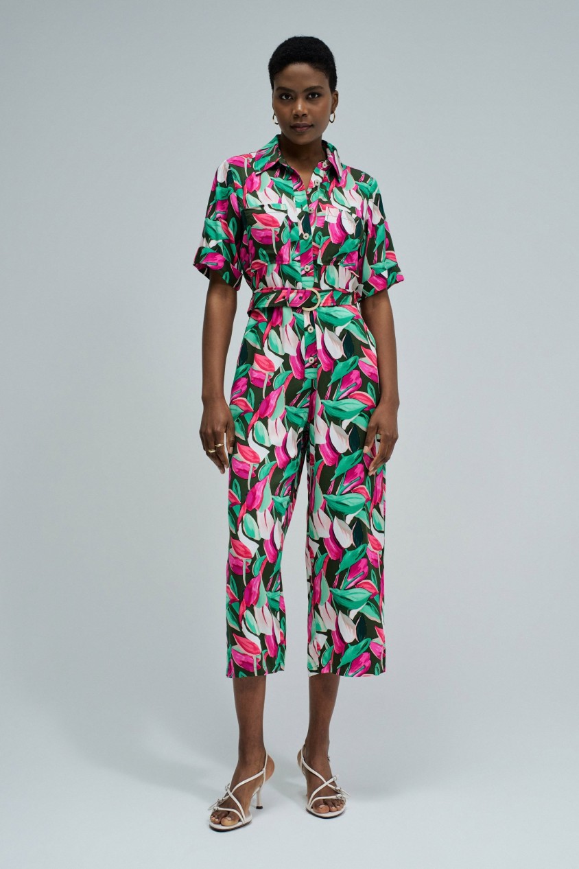MACAC�O COM PADR�O FLORAL