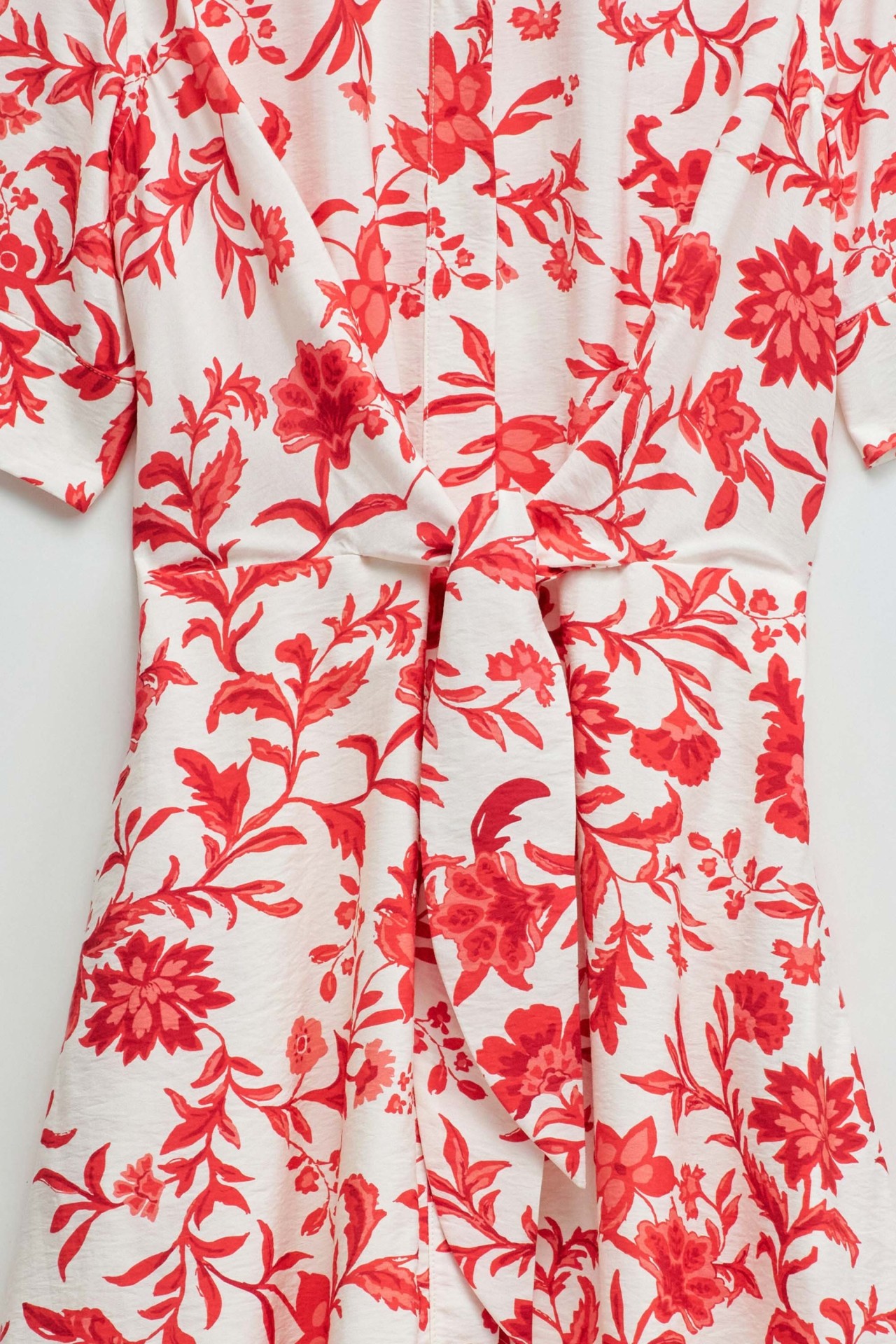 SHIRT DRESS WITH FLORAL PATTERN