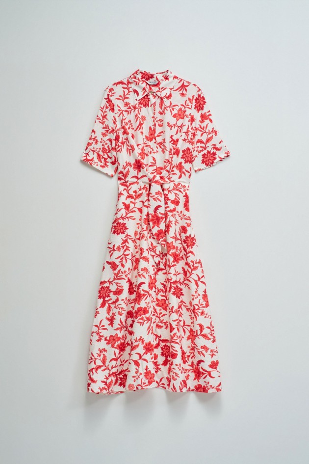 SHIRTJURK MET BLOEMENPATROON