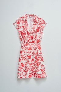 SHORT DRESS WITH FLORAL PATTERN