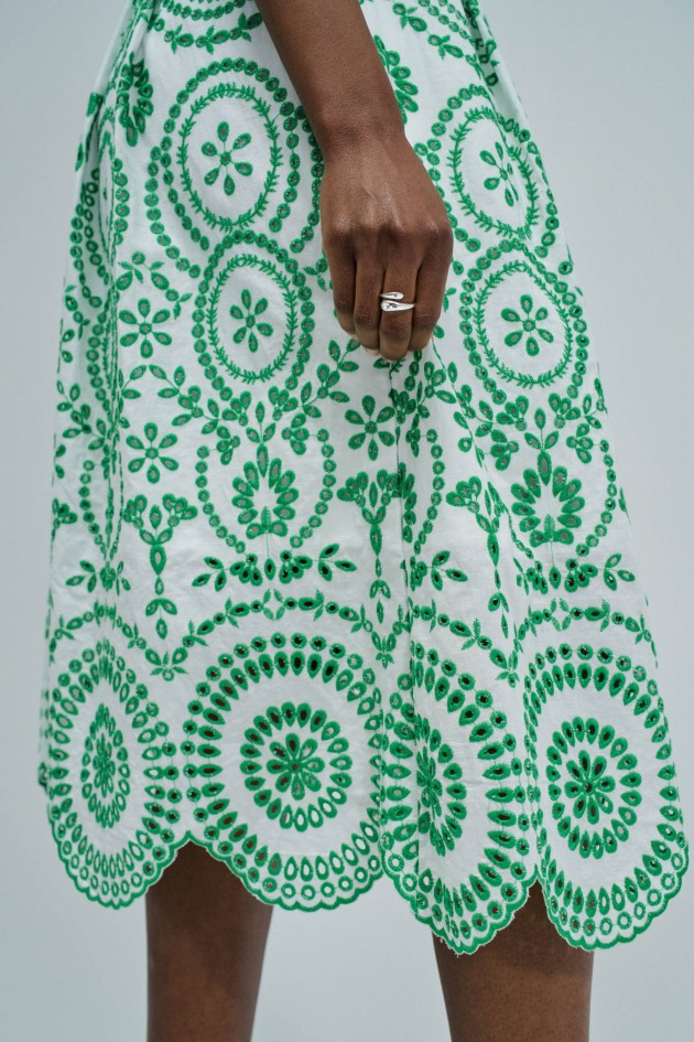 DRESS IN ENGLISH EMBROIDERY