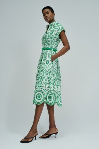 DRESS IN ENGLISH EMBROIDERY