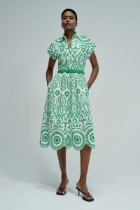 DRESS IN ENGLISH EMBROIDERY