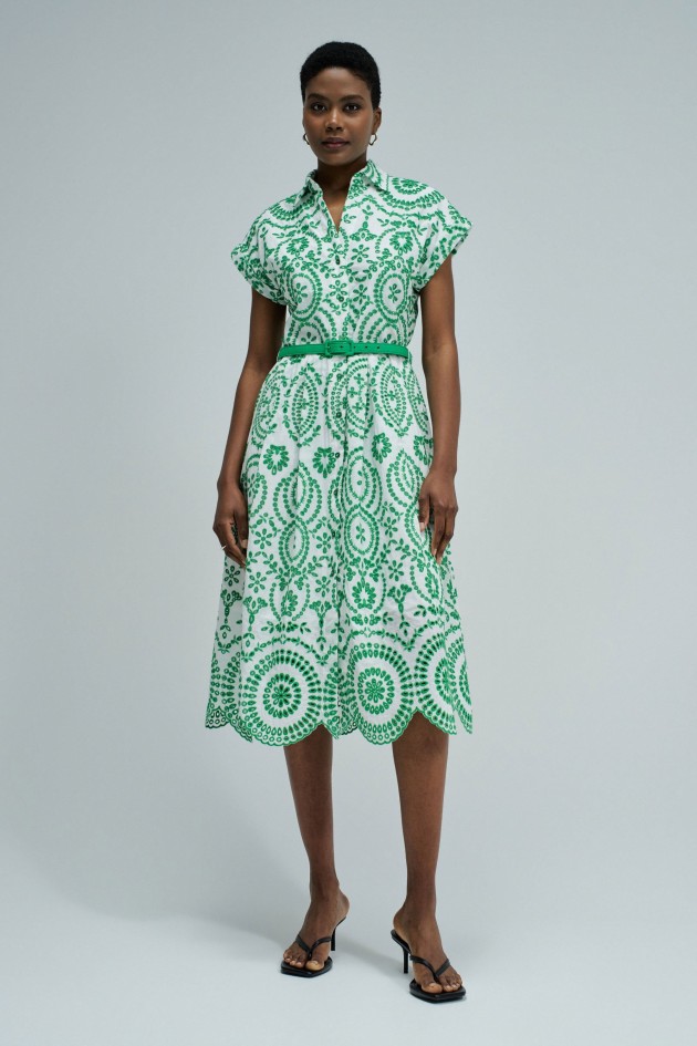 DRESS IN ENGLISH EMBROIDERY