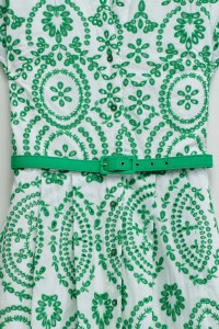 DRESS IN ENGLISH EMBROIDERY