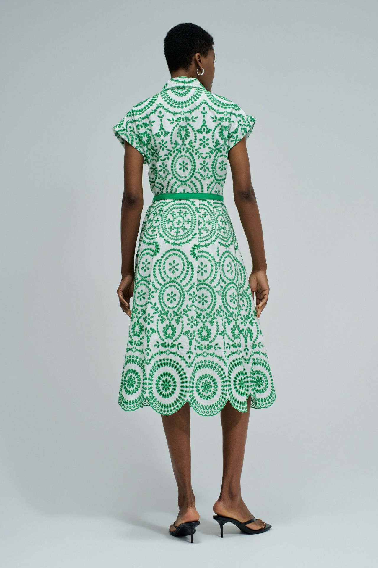 DRESS IN ENGLISH EMBROIDERY