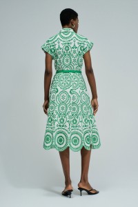 DRESS IN ENGLISH EMBROIDERY