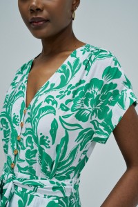 DRESS WITH FLORAL PATTERN