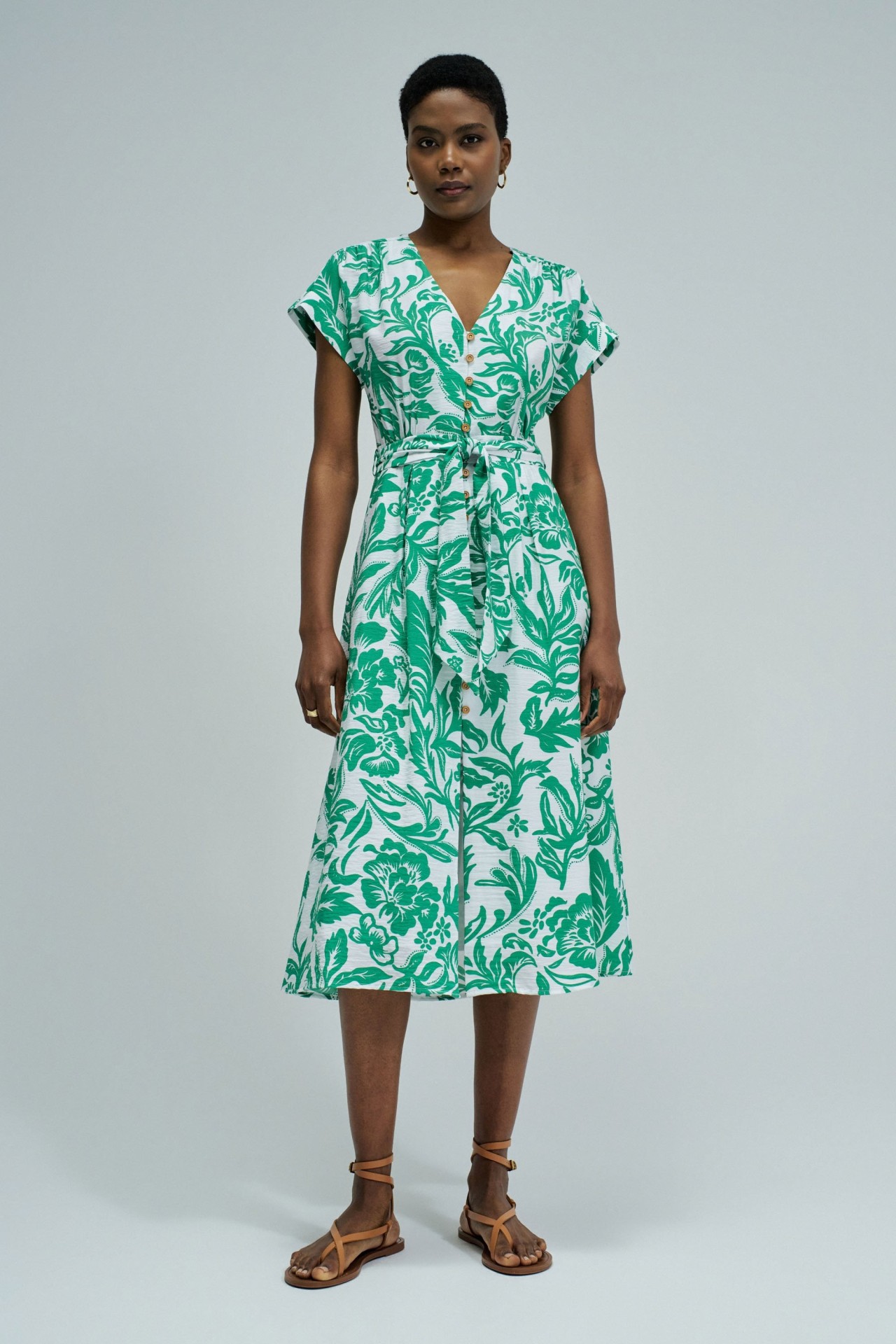 DRESS WITH FLORAL PATTERN