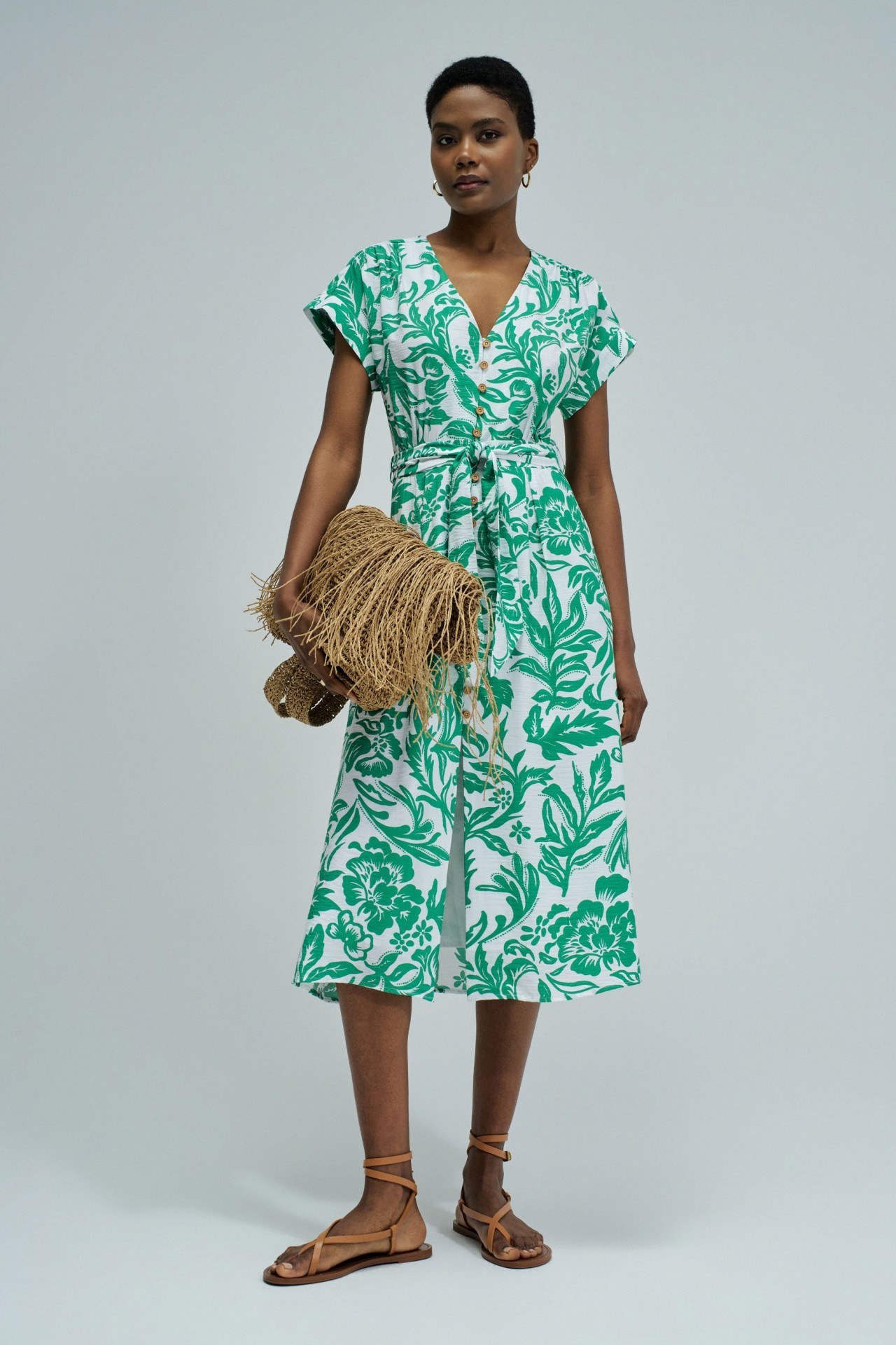 DRESS WITH FLORAL PATTERN