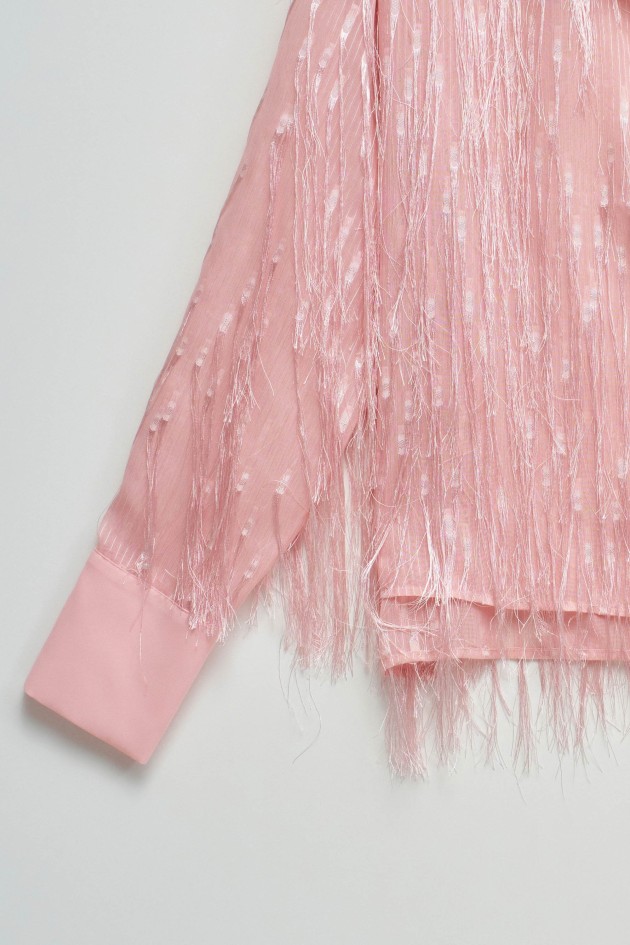 BLOUSE À FRANGES