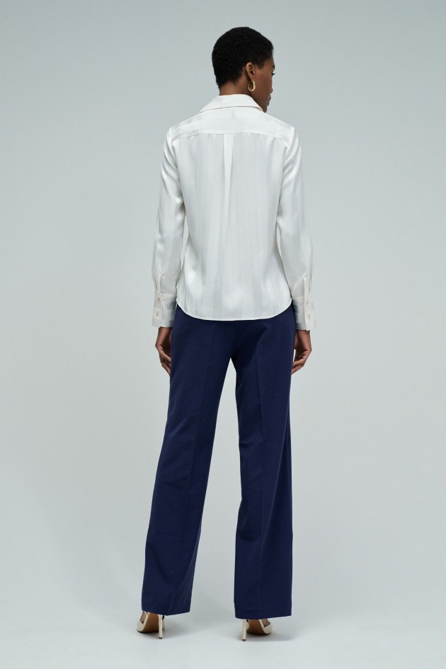 CHEMISE SATINÉE AVEC LUREX