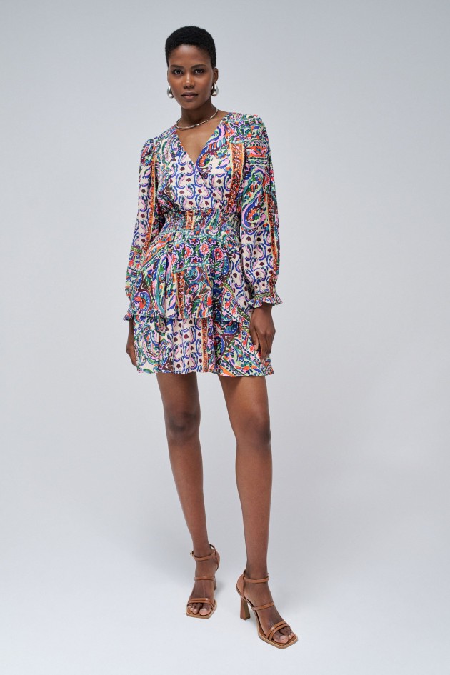ROBE À VOLANTS