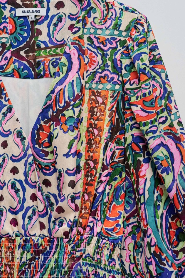 ROBE À VOLANTS